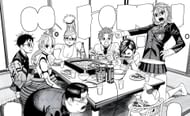 Kinta as seen with the other protagonists (Image via Yukinobu Tatsu & Shueisha)